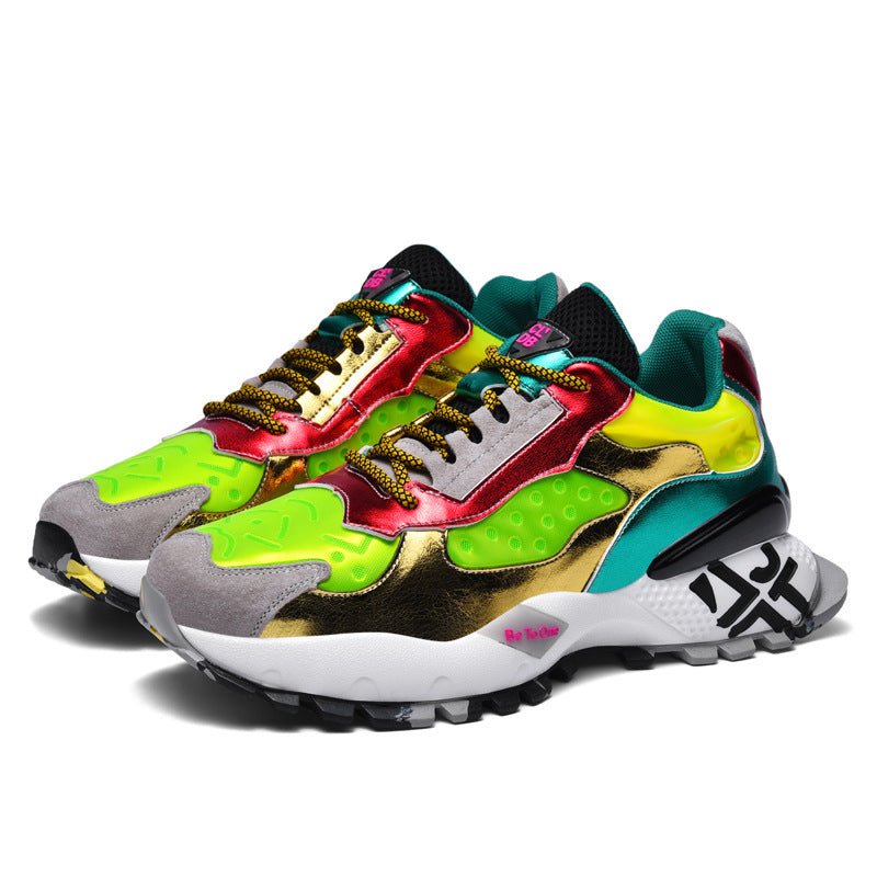 TrendKicks Herbst Neue Bunte Dad Sneakers Für Herren - Atmungsaktiv Und Leicht Bequem Alltagstauglich - flohmarkt-deutschland.shop
