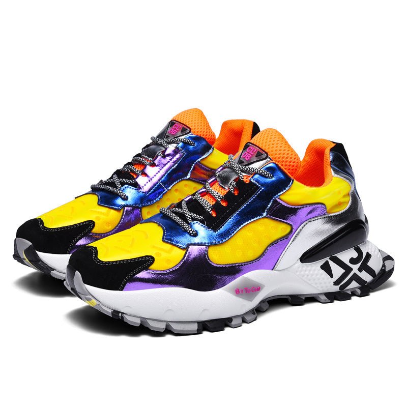 TrendKicks Herbst Neue Bunte Dad Sneakers Für Herren - Atmungsaktiv Und Leicht Bequem Alltagstauglich - flohmarkt-deutschland.shop