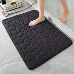 TrendMat Cobblestone 3D Badvorleger - Antirutsch Memory Foam Komfort Waschbar Schnelltrocknend - flohmarkt-deutschland.shop