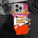 Trolly Egg K-KINDER JOY Surprise Phone Case For IPhone17 16 15 14 13 12 11 Pro Max Plus Color Matte Fundas - flohmarkt-deutschland.shop