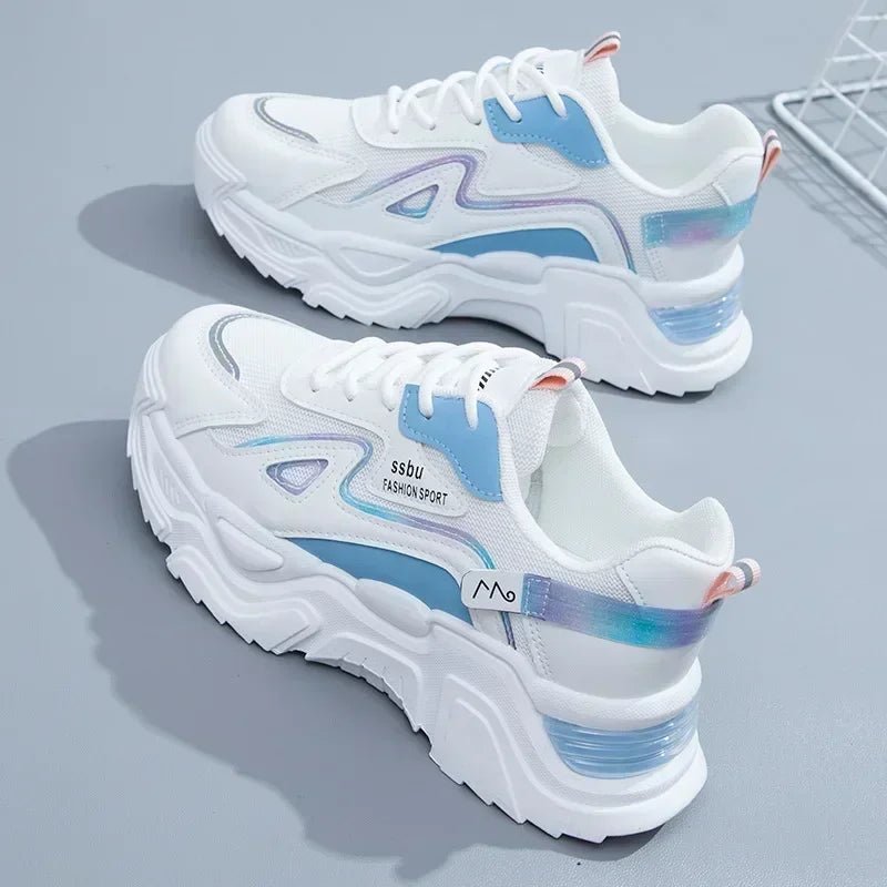 Turnschuhe Frauen Plattform Flache Schuhe Frau Schuhe Grün Casual Trainer Damen Chunky Turnschuhe Frauen Schuhe - flohmarkt-deutschland.shop