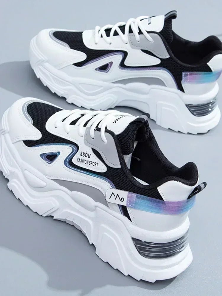 Turnschuhe Frauen Plattform Flache Schuhe Frau Schuhe Grün Casual Trainer Damen Chunky Turnschuhe Frauen Schuhe - flohmarkt-deutschland.shop