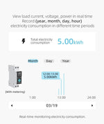 Tuya WiFi Smart Circuit Breaker 1P 63A DIN Rail for Smart Home Wireless Remote Control WiFi Switch by APP TONGOU Free Shipping - flohmarkt-deutschland.shop
