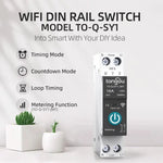 Tuya WiFi Smart Circuit Breaker 1P 63A DIN Rail for Smart Home Wireless Remote Control WiFi Switch by APP TONGOU Free Shipping - flohmarkt-deutschland.shop