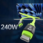 Type C Fast Charging Charger For Samsung Huawei Xiaomi Type C USB Quick Charger Cable Date Sync Nylon Braided Wire Charger Cable - flohmarkt-deutschland.shop