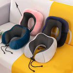 U Shaped Memory Foam Neck Pillows Soft Travel Pillow Massage Neck Pillow Sleeping Airplane Pillow Cervical Healthcare Bedding - flohmarkt-deutschland.shop