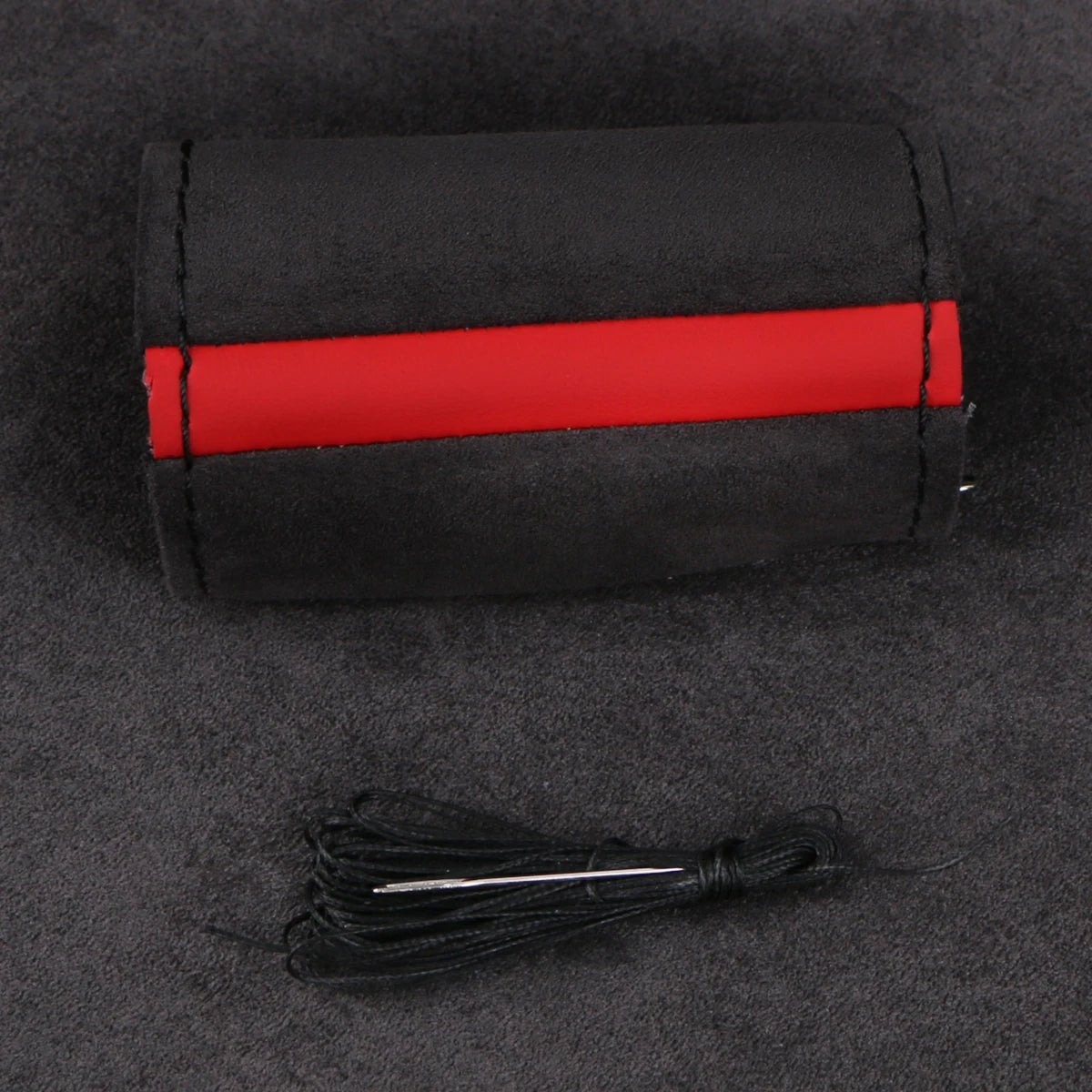 Universal Wildleder Auto Lenkrad Abdeckung DIY Hand Nähen Weiche Leder Flechten Abdeckung Für Auto Lenkrad - flohmarkt-deutschland.shop