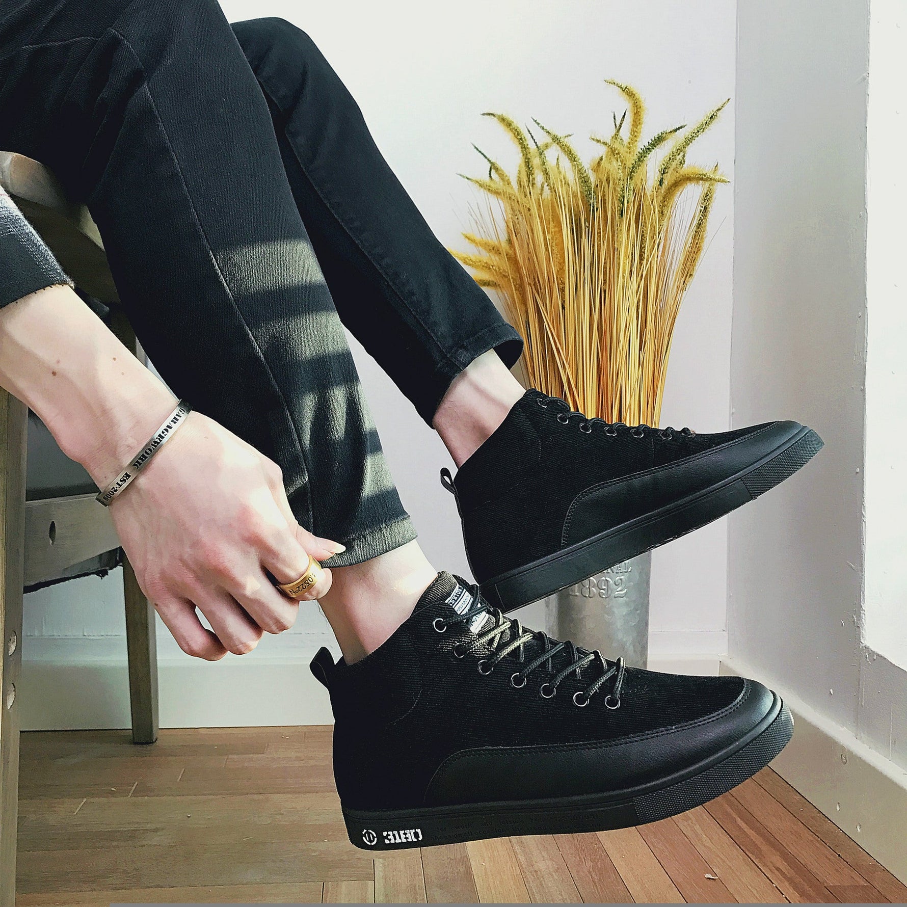 Urban Pulse Sneaker High-Top – Atmungsaktiv Flexibilität - flohmarkt-deutschland.shop