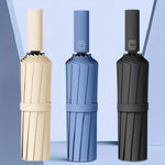 UrbanShield Verstärkter 24-Rippen Business Regenschirm - Windresistent Und UV-Schutz Für Männer Und Frauen - flohmarkt-deutschland.shop