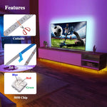 USB RGB LED Streifen 5V TV Hintergrundbeleuchtung 1-5m Zimmer Deko - flohmarkt-deutschland.shop
