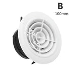 Various Shapes 100/150mm Round Ducting Ventilation Cover Air Vent Extract Valve Grille Air Circulation Vents Cover - flohmarkt-deutschland.shop