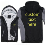 Verdicken Machen Sie Ihr Design Text Sweatshirt Herren Jacke Hoody Diy Logo Custom Design Hoodies Männer Coole Mantel - flohmarkt-deutschland.shop