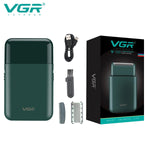 VGR V-390 mini single blade cordless beard trimmer razor rechargeable foil electric face body shaver for men Convenient razor - flohmarkt-deutschland.shop