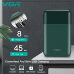 VGR V-390 mini single blade cordless beard trimmer razor rechargeable foil electric face body shaver for men Convenient razor - flohmarkt-deutschland.shop
