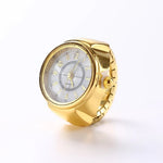 Vintage Punk Finger Uhr Mini Gummiband Legierung Uhren Paar Ringe Schmuck Uhr Retro Römischen Quarzuhr Ringe Frauen Männer - flohmarkt-deutschland.shop