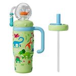 Wal Trinkbecher Edelstahl 710ml Strohhalm auslaufsicher kreativ - flohmarkt-deutschland.shop