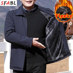 Warme Fleece Herbst Winter Jacken für Männer Business Büro Kleid Mantel Casual männer Winter Jacke Einfarbig Luxus Oberbekleidung mann - flohmarkt-deutschland.shop
