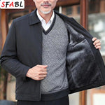 Warme Fleece Herbst Winter Jacken für Männer Business Büro Kleid Mantel Casual männer Winter Jacke Einfarbig Luxus Oberbekleidung mann - flohmarkt-deutschland.shop