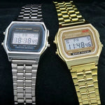 Wasserdicht Retro Uhr Digital Edelstahl Sport Militär Uhren Männer Frauen Elektronische Armbanduhr Uhr - flohmarkt-deutschland.shop