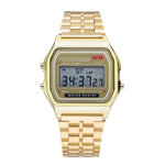 Wasserdicht Retro Uhr Digital Edelstahl Sport Militär Uhren Männer Frauen Elektronische Armbanduhr Uhr - flohmarkt-deutschland.shop
