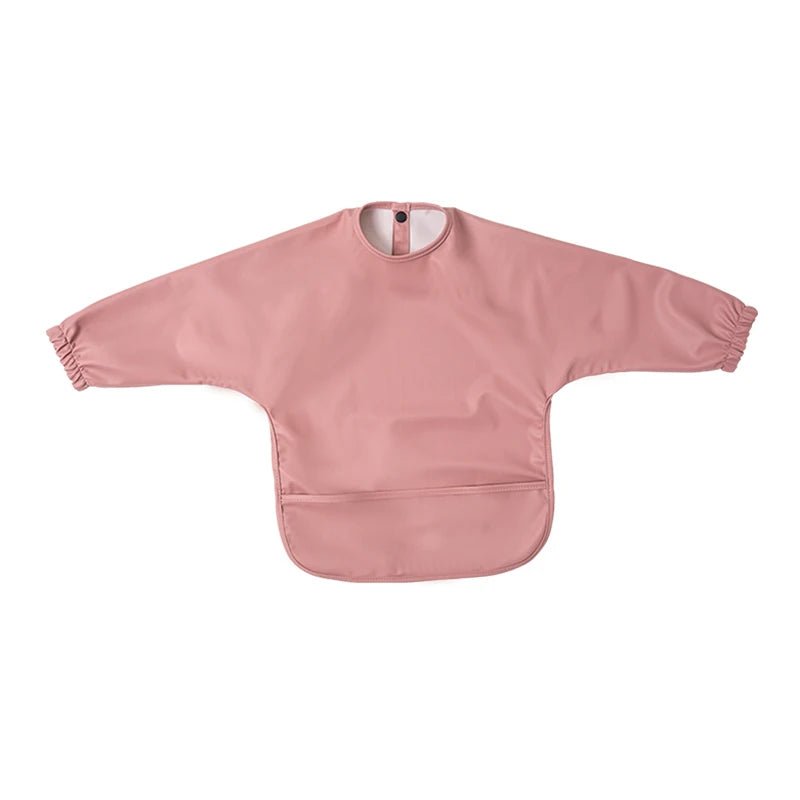 Wasserdichte Lätzchen für Neugeborene, Kinder-Mal-Kittel-Lätzchen mit langen Ärmeln für Jungen und Mädchen, leicht zu reinigende Schürze, Baby-Sachen - flohmarkt-deutschland.shop