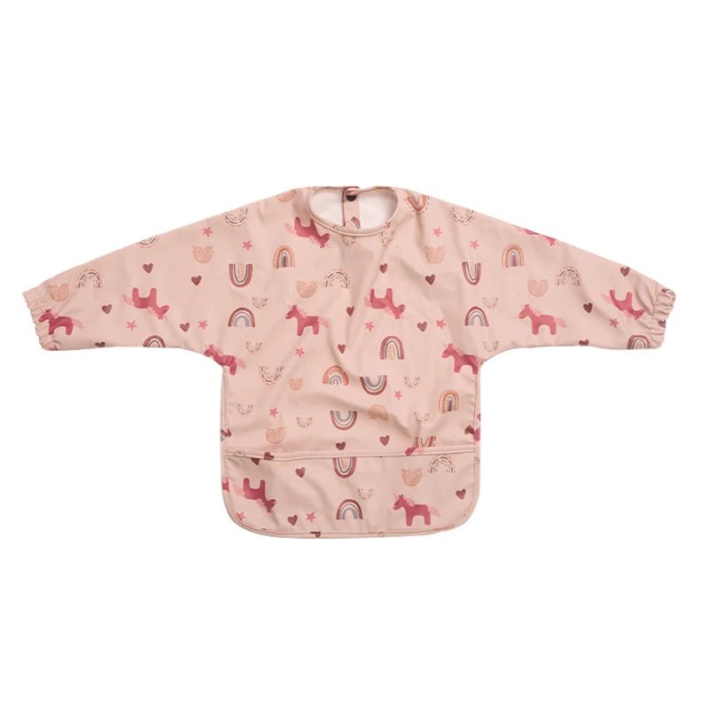 Wasserdichte Lätzchen für Neugeborene, Kinder-Mal-Kittel-Lätzchen mit langen Ärmeln für Jungen und Mädchen, leicht zu reinigende Schürze, Baby-Sachen - flohmarkt-deutschland.shop