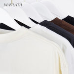 WAVLATII Oversized Summer T shirts for Women Men Brown Casual Female Korean Streetwear Tees Unisex Basic Solid Young Cool Tops - flohmarkt-deutschland.shop