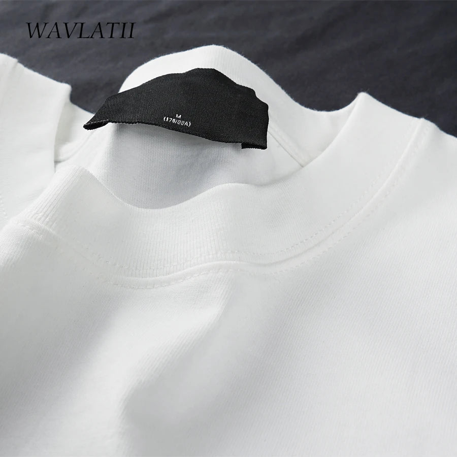 WAVLATII Oversized Summer T shirts for Women Men Brown Casual Female Korean Streetwear Tees Unisex Basic Solid Young Cool Tops - flohmarkt-deutschland.shop