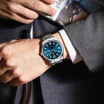 Week Kalender Herren Vollautomatische mechanische Uhr Edelstahl Herren Nachtlicht wasserdichte Uhr - flohmarkt-deutschland.shop