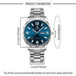 Week Kalender Herren Vollautomatische mechanische Uhr Edelstahl Herren Nachtlicht wasserdichte Uhr - flohmarkt-deutschland.shop
