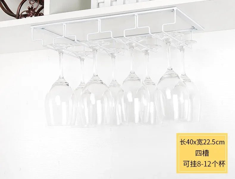 Weinglashalter Wandmontage Eisen Hängehalter Kelch Organizer Rack - flohmarkt-deutschland.shop