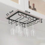 Weinglashalter Wandmontage Eisen Hängehalter Kelch Organizer Rack - flohmarkt-deutschland.shop