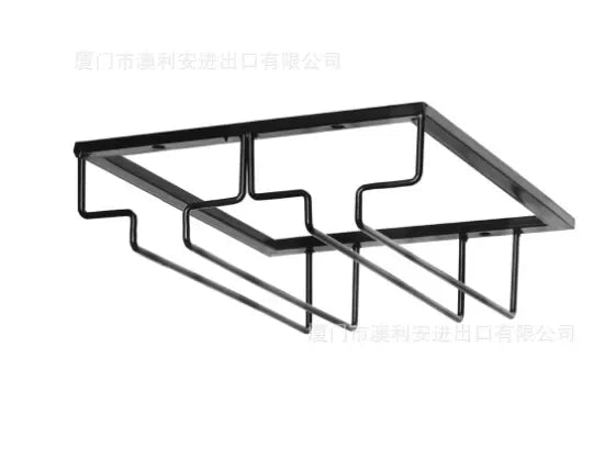 Weinglashalter Wandmontage Eisen Hängehalter Kelch Organizer Rack - flohmarkt-deutschland.shop