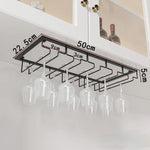 Weinglashalter Wandmontage Eisen Hängehalter Kelch Organizer Rack - flohmarkt-deutschland.shop