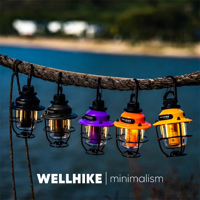Wellhike Tannenzapfen Campinglampe – Mini Zeltlicht & Atmosphäre - flohmarkt-deutschland.shop
