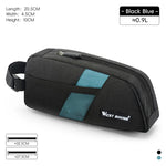 WEST BIKING Bike Top Tube Bag 0.9L Portable Wear Resistant Bicycle Frame Bag 3-Point Strap Stable Cycling Bag Bike Accessories - flohmarkt-deutschland.shop