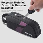 WEST BIKING Bike Top Tube Bag 0.9L Portable Wear Resistant Bicycle Frame Bag 3-Point Strap Stable Cycling Bag Bike Accessories - flohmarkt-deutschland.shop