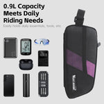 WEST BIKING Bike Top Tube Bag 0.9L Portable Wear Resistant Bicycle Frame Bag 3-Point Strap Stable Cycling Bag Bike Accessories - flohmarkt-deutschland.shop