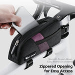 WEST BIKING Bike Top Tube Bag 0.9L Portable Wear Resistant Bicycle Frame Bag 3-Point Strap Stable Cycling Bag Bike Accessories - flohmarkt-deutschland.shop