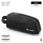 WEST BIKING Bike Top Tube Bag 0.9L Portable Wear Resistant Bicycle Frame Bag 3-Point Strap Stable Cycling Bag Bike Accessories - flohmarkt-deutschland.shop