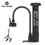 WEST BIKING MTB Bicycle Pump 80 PSI Bike Manual Air Pump Balloon Tire Inflator Schrader Valve Floor Pump Cycling Accesories - flohmarkt-deutschland.shop