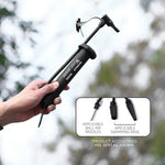 WEST BIKING MTB Bicycle Pump 80 PSI Bike Manual Air Pump Balloon Tire Inflator Schrader Valve Floor Pump Cycling Accesories - flohmarkt-deutschland.shop