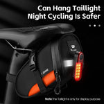 WEST BIKING Portable Bike Tail Bag 1.2L Reflective Cycling Bag Ultralight Waterproof Bike Saddle Bag MTB Road Bike Accessories - flohmarkt-deutschland.shop