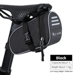 WEST BIKING Portable Bike Tail Bag 1.2L Reflective Cycling Bag Ultralight Waterproof Bike Saddle Bag MTB Road Bike Accessories - flohmarkt-deutschland.shop
