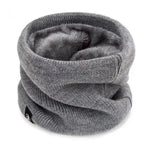 Winter Knitted Neck Warmer Thickened Plush Warm Scarf Windproof Cold Proof Men Women Outdoor Skiing Running Hiking Neck Cover - flohmarkt-deutschland.shop