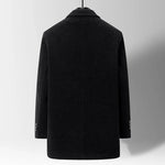 Winter männer Woolen Jacke Mode Verdicken Mittlere Länge Graben Drehen Unten Kragen Warme Oberbekleidung Business Casual Wolle Mantel - flohmarkt-deutschland.shop