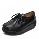 Winter Schuhe Aus Echtem Leder Frauen Flache Plattform Schuhe Casual Frauen Müßiggänger Plüsch Frauen Slip-on Sneakers für Frauen - flohmarkt-deutschland.shop