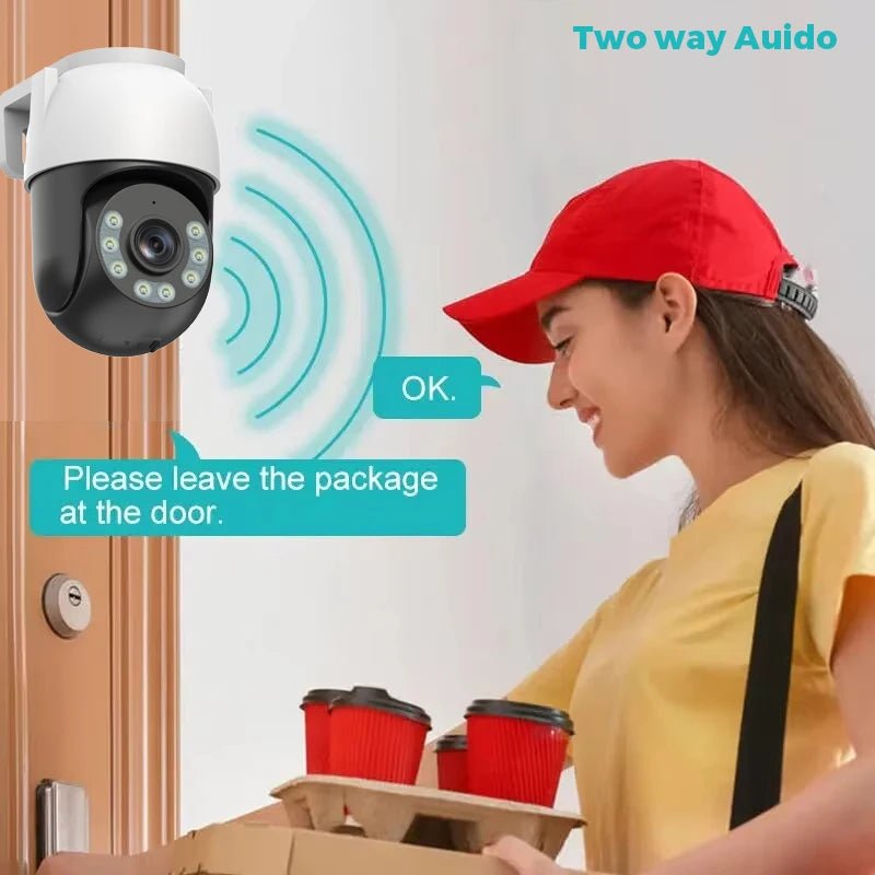 WLAN PTZ Sicherheitskamera 3MP Innen & Außen - flohmarkt-deutschland.shop