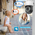 WLAN PTZ Sicherheitskamera 3MP Innen & Außen - flohmarkt-deutschland.shop