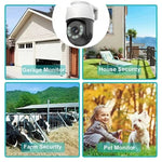 WLAN PTZ Sicherheitskamera 3MP Innen & Außen - flohmarkt-deutschland.shop